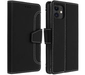 Funda Iphone 11 Libro Monedero F. Soporte – Negro