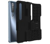 Carcasa Xiaomi Mi 10/10 Pro Protectora Reforzada + F. Soporte - Negra