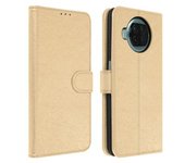 Funda Xiaomi Mi 10t Lite Libro Billetera F. Soporte – Oro