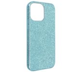Funda Iphone 13 Pro Purpurina Extraíble Silicona Semirrígida Azul