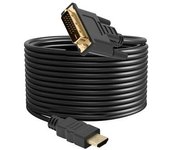 Adaptador De Vídeo Hdmi Macho A Dvi Hembra De 10 M, Full Hd 1080p