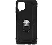 Carcasa Samsung Galaxy A12 Con Anillo-soporte Magnético – Negro