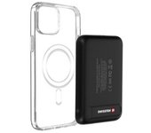 Funda Apple Iphone 12/ 12 Pro Y Powerbank 5000 Mah Magsafe Swissten Transparente
