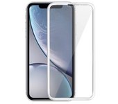Protector Pantalla Iphone Xr Cristal Templado 9h Biselado - Bordes Blancos