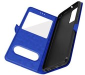 Funda Samsung A52 / A52 5g / A52s Ventana Doble Soporte Vídeo Azul