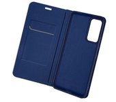 Funda Para Xiaomi 12 Lite Con Tarjetero Diseño Carbono Azul Y Plateado