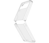 Carcasa Samsung Galaxy Z Flip 4 5g Dos Partes Policarbonato Rígido Transparente