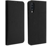 Funda Samsung Galaxy A70 De Piel Auténtica Y Cartera Con F. Soporte – Negro