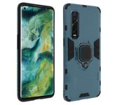 Carcasa Oppo Find X2 Pro Protectora Híbrida F. Soporte – Azul