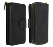 Funda Huawei P40 Y Monedero Carcasa Extraíble De Piel - Negro