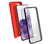 Carcasa Samsung Galaxy S20 Silicona + Trasera Policarbonato – Rojo