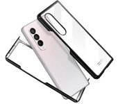 Funda Rígida Cromada De 2 Piezas Samsung Galaxy Z Fold 3 - Transparente