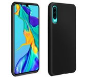 Carcasa Silicona Huawei P30 Semirrígida Mate Suave - Negro