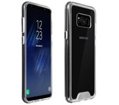 Carcasa Samsung Galaxy S8 Colección Cristal Bimateria – Transparente