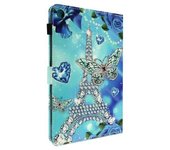 Funda Para Lenovo Tab M10 Gen 3, Tarjetero Con Solapa Magnética, Torre Eiffel