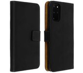 Funda Billetera Samsung Galaxy S20 Plus Cuero Auténtico F.soporte – Negro