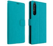 Funda Vintage F. Soporte Sony Xperia 1 2 – Azul