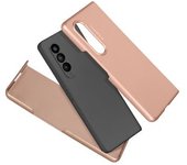 Funda Samsung Galaxy Z Flip 3 2 Partes Rígida Antideslizante Champán