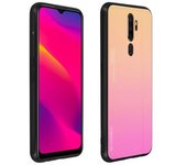 Carcasa Oppo A9 2020 / A5 2020 Colección Cristal Bimateria – Oro Rosa