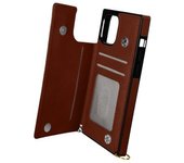 Carcasa Correa Iphone 12 Pro Max Multifunción Correa - Marrón