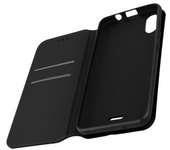 Funda Wiko Y51 Tarjetero Soporte Vídeo Negro