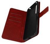 Funda Sony Xperia 1 Iv Tarjetero Soporte Vídeo Lengüeta Magnética Rojo