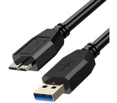 Cable Usb 3.0 Micro B Samsung Galaxy S5 Note 3 Note Pro 12.2 Negro 1.8m