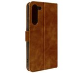 Funda Para Samsung Galaxy S23 Plus Tarjetero, Soporte Vídeo Tender Book Marrón