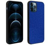 Funda Iphone 12 Pro Max De Tela Lavable Y Antihuellas - Azul Oscuro