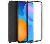 Carcasa Huawei P Smart 2021 Silicona + Trasera Policarbonato – Negro