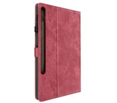 Funda Galaxy Tab S9 Plus Cartera Multi-compartimento Rojo