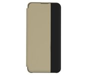 Funda Samsung Galaxy A12 Ventana Hora Soporte Dorado