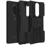 Carcasa Oneplus 8 Protectora Reforzada + F. Soporte - Negra