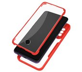 Carcasa Oppo A94 5g Plexiglás Polímero Antigolpes Contorno Rojo