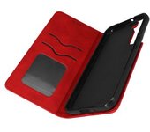 Funda Samsung Galaxy S22 Plus Tarjetero Soporte Vídeo Magnético Rojo