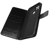 Funda Realme C21 Y C11 2021 Tarjetero Soporte De Vídeo Cierre Magnético Negro