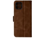 Funda De Cartera Para Honor X8 Con Doble Función De Lengüeta Magnética, Marrón
