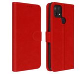 Funda Oppo A15 Libro Billetera F. Soporte – Rojo