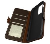 Funda De Cuero Oneplus Nord 2t 5g Cartera Y Portavideos Marrón