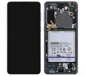 Bloc Completo Samsung S21 Pantalla Lcd Cristal Táctil Original Samsung Gris