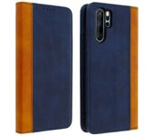 Funda Cartera Huawei P30 Pro F. Soporte Y Bicolor – Azul Oscuro