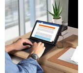 Funda Tablet 10'' Con Teclado Azerty (estándar Francés) Usb-c Soporte Negro