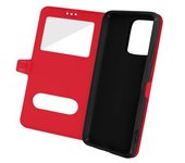 Funda Iphone 13 Pro Max Ventana Doble Soporte Vídeo Rojo