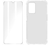Pack Protección Oppo A16 / A16s / A54s Funda Flexible + Cristal Templado
