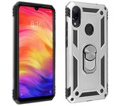 Carcasa Protectora Xiaomi Redmi Note 7 Con Anillo-soporte Magnético – Plata