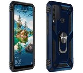 Carcasa Huawei Y6p Con Anillo-soporte Magnético – Azul Oscuro