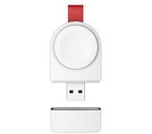 Cargador Inalámbrico Magnético Apple Watch – Portátil – Correa Integrada Blanco