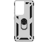 Carcasa Samsung Galaxy S21 Ultra Con Anillo-soporte Magnético – Plata