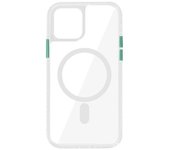 Carcasa Iphone 12/12 Pro Magsafe Protectora Círculo Magnético – Botones Verdes