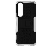 Funda Sony Xperia 5 Iii 2 Materiales Antigolpes Soporte Blanco